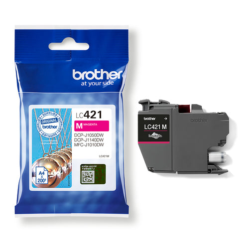 Brother LC421M ink cartridge 1 pc(s) Original Magenta Brother LC421M ink cartridge 1 pc(s) Original Magenta